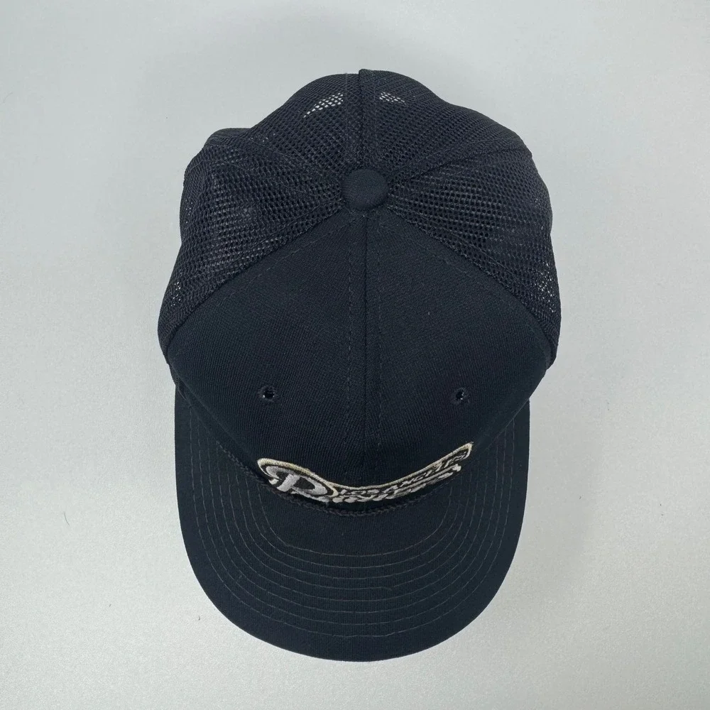 Vintage Los Angeles Raiders Sports Specialties NFL Trucker‎ Hat Black Mesh